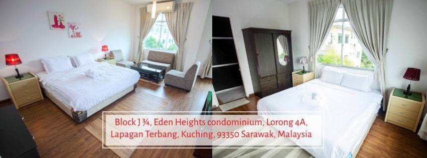 Natol Homestay - Kuching Home Penthouse Airport Road Eksteriør bilde